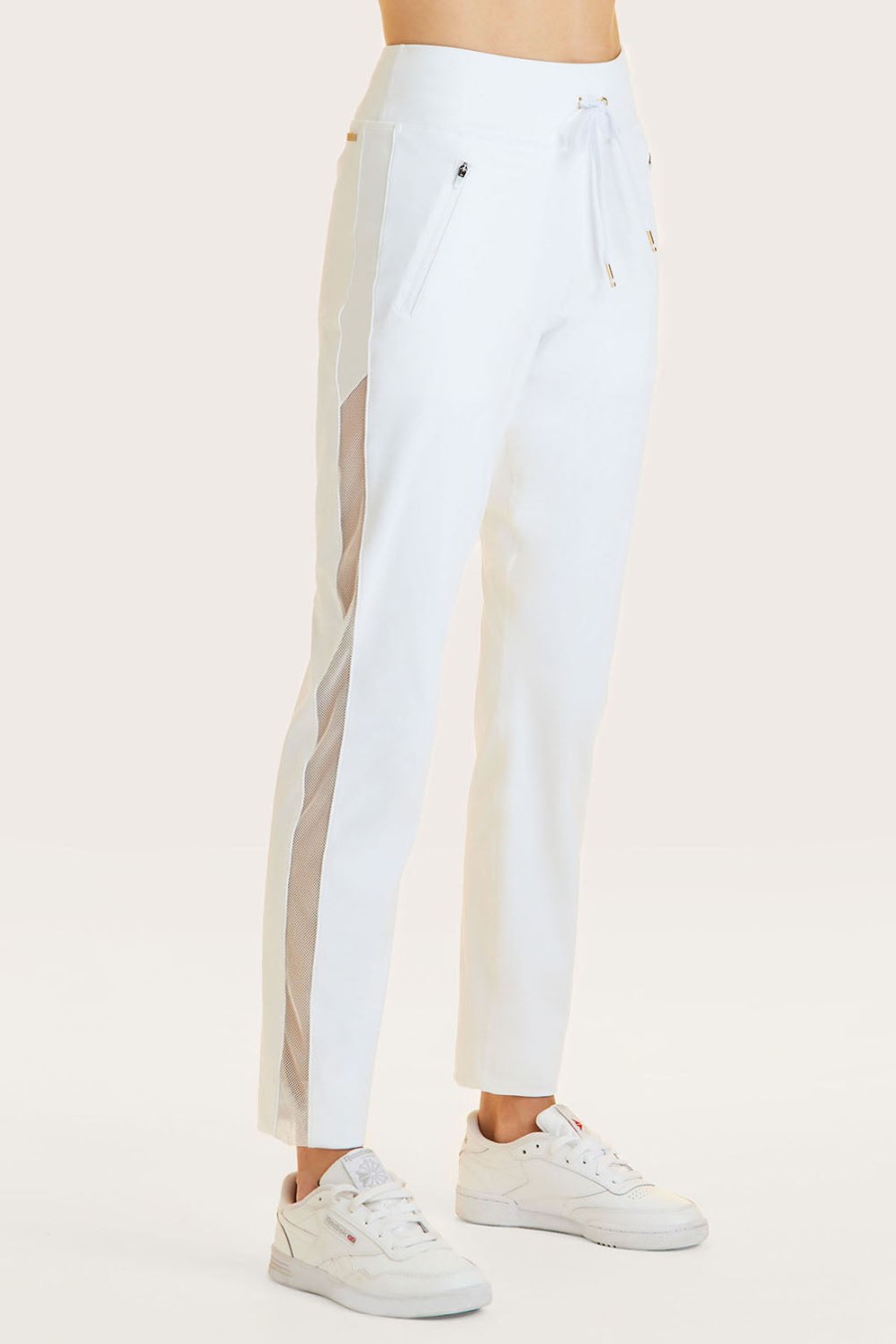 Bottoms ALALA | White Track Pant | Sleek Style