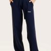 Bottoms ALALA | Navy Creme Knit Pant | Alala