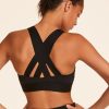 Tops ALALA | Eclipse Bra - Black High Impact Sports Bra | Womens Sports Bra | Alala