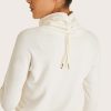 Tops ALALA | Fleece Pullover - White Fleece-Lined Sweatshirt | Alala