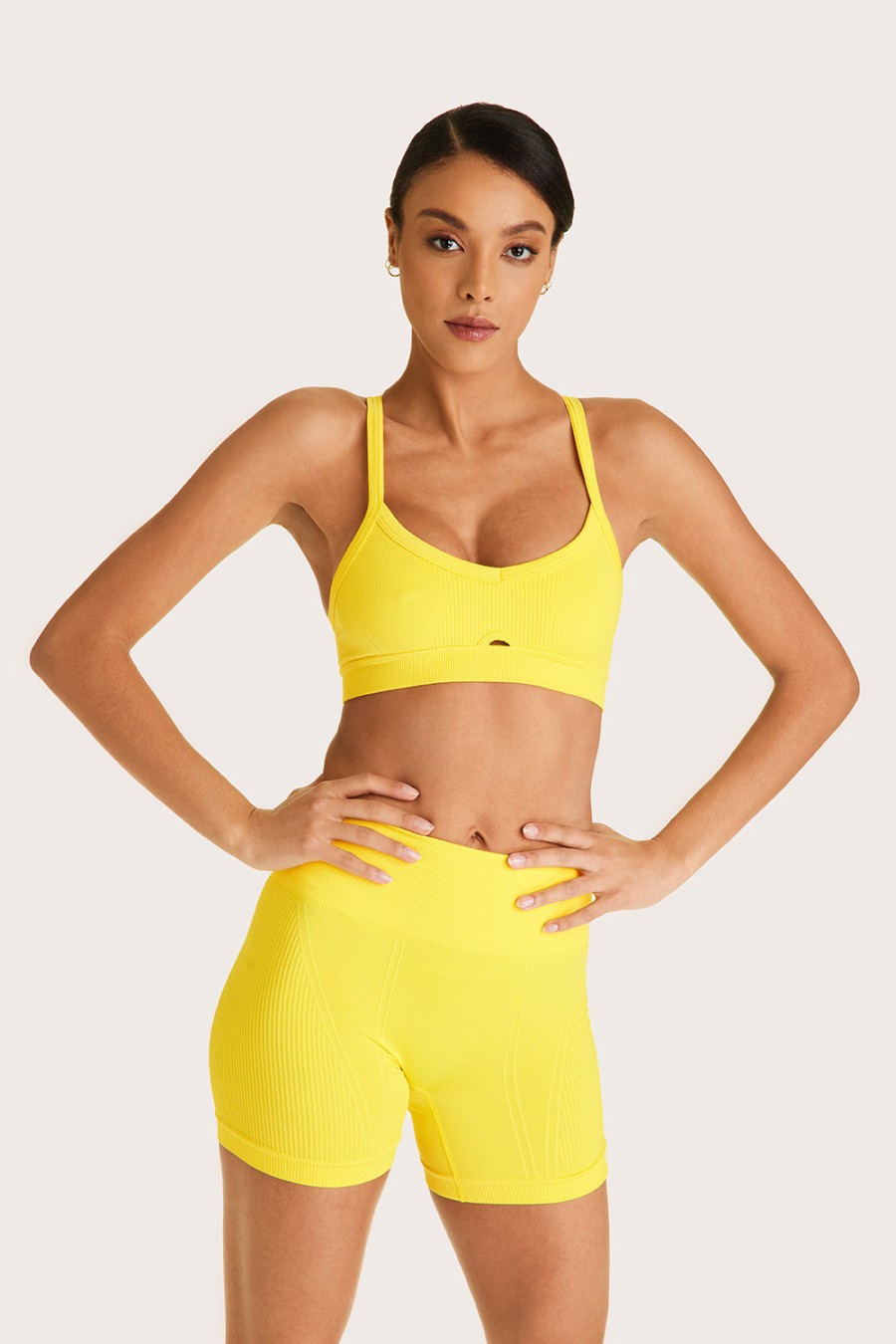 Tops ALALA | Yellow Cami Bra | Alala