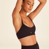 Tops ALALA | Barre Cami Bra - Black Seamless Bra | Lounge Sports Bra | Alala