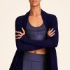 Tops ALALA | Jet Set Cardigan - Dark Blue Cardigan - Athletic Cardigan | Alala