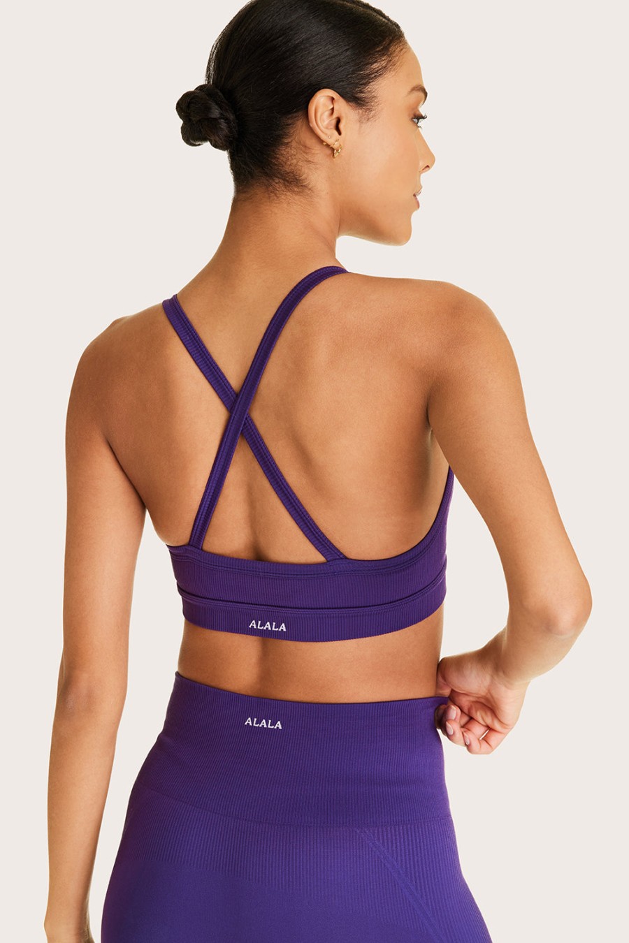 Tops ALALA | Royal Purple Cami Bra | Alala