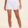 Bottoms ALALA | White Barre Seamless Short | Alala